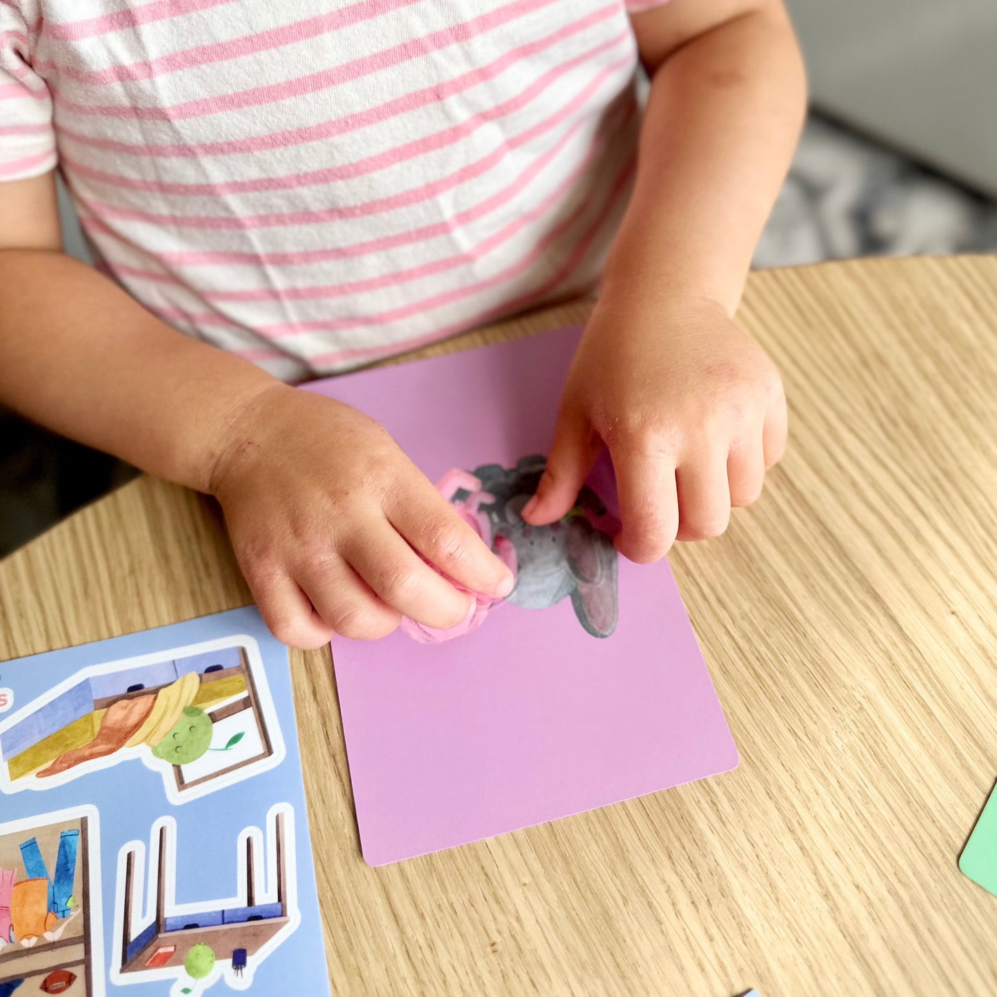 Vocab Sticker Sheets - Bedroom