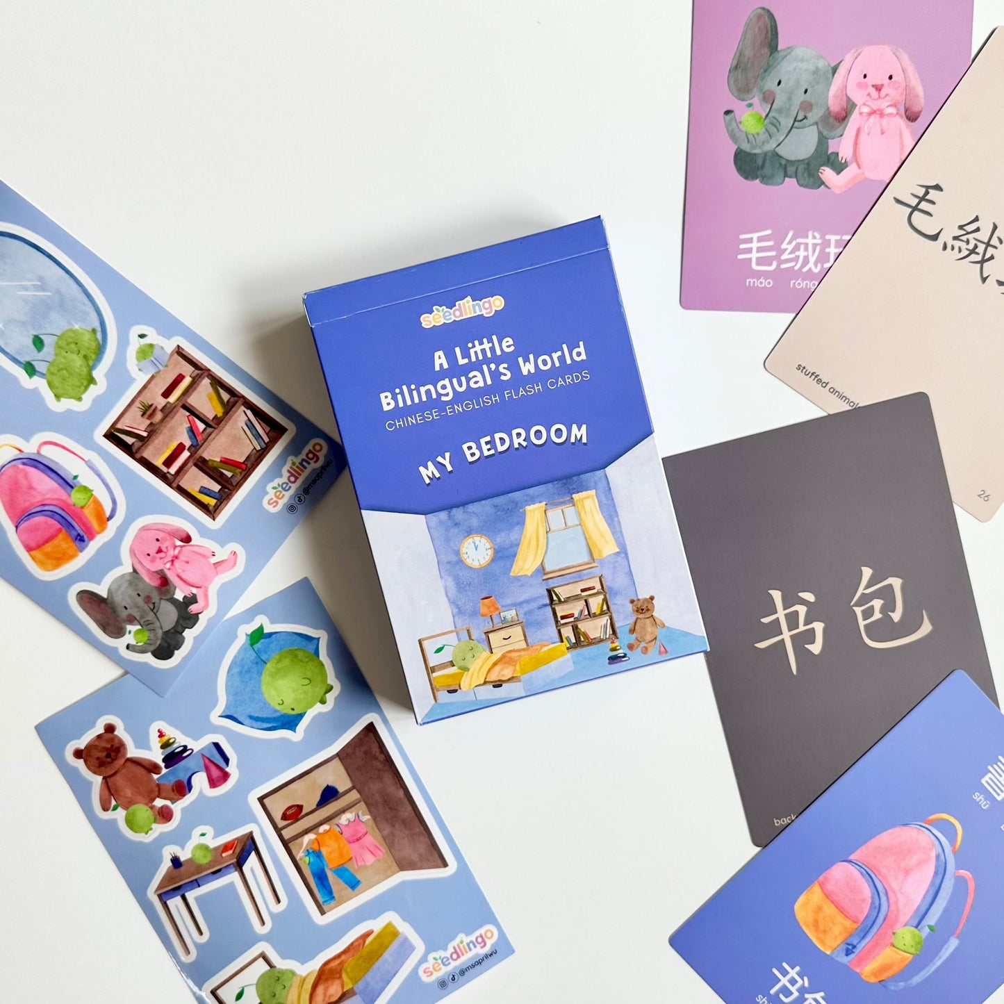 A Little Bilingual's World Flash Cards - Chinese/English