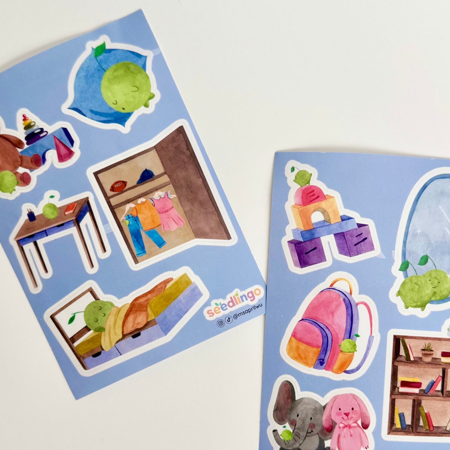 Coloring Book + Sticker Sheet Set